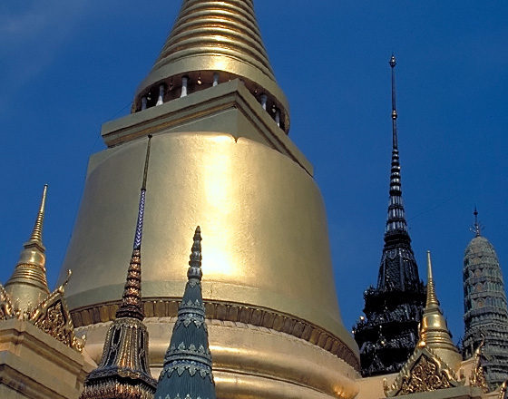 Bangkok - Grand Palace - Goldener Chedi