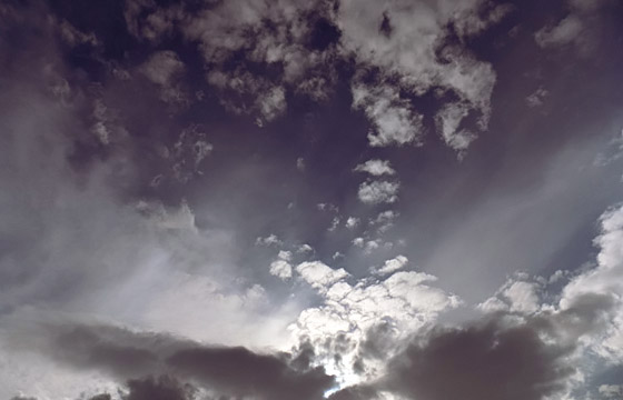 Schwarze Wolken - verschiedene Wolkengattungen