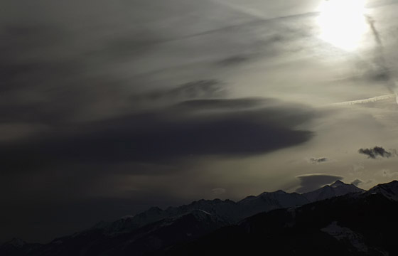 Pinzgau: Dunkle Wolken über dem Pinzgau bringen Schlechtwetter