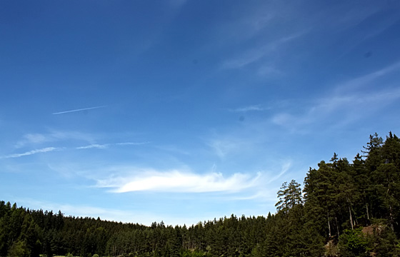 Klares Wasser, klare Luft, blauer Himmel im Kamptal