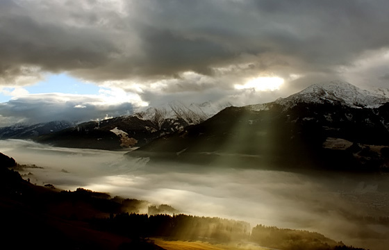 Pinzgau / Nationalpark Hohe Tauern mit Wolkenstimmung