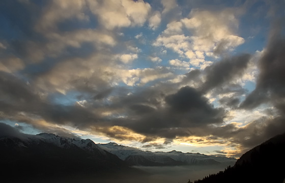 Abendstimmung im Pinzgau