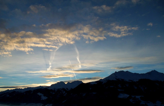 Pinzgau - Panorama nach Sonnenaufgang / Morgenstimmung