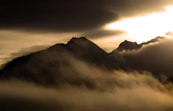Hohe Tauern im Nebel