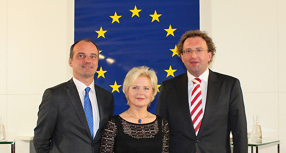 Pfeifer - Raimondi - Weingartner im Haus der EU - Dialog:EUROPA
