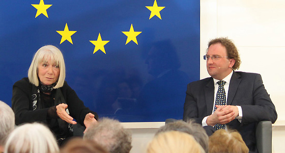 Erika Pluhar & Benedikt Weingartner in Europa : DIALOG im Haus der EU, Wien