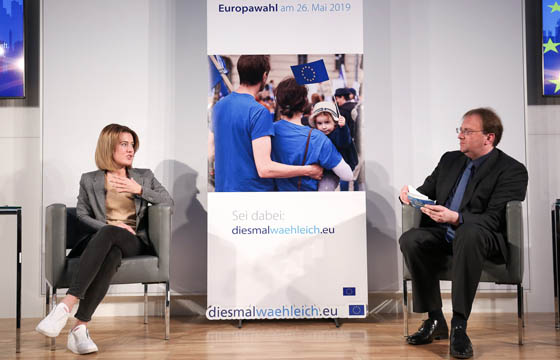Claudia Gamin und Benedikt Weingartnern in Europa : DIALOG im Haus der EU, Wien