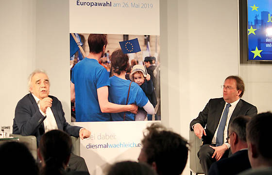 Johannes Voggenhuber und Benedikt Weingartner