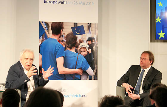 Johannes Voggenhuber und Benedikt Weingartner