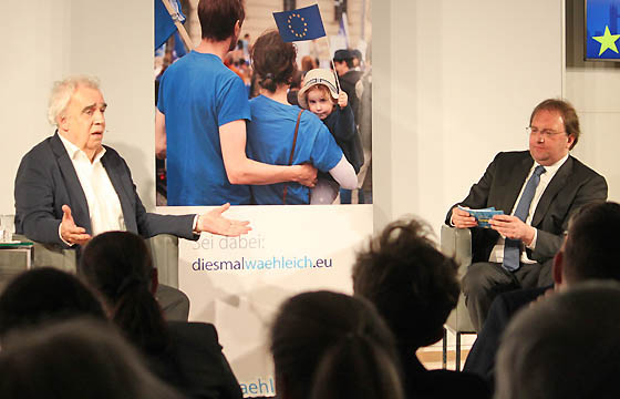Johannes Voggenhuber und Benedikt Weingartner