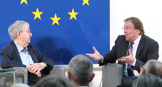Ari Rath und Benedikt Weingartner in Europa : DIALOG im Haus der EU, Wien