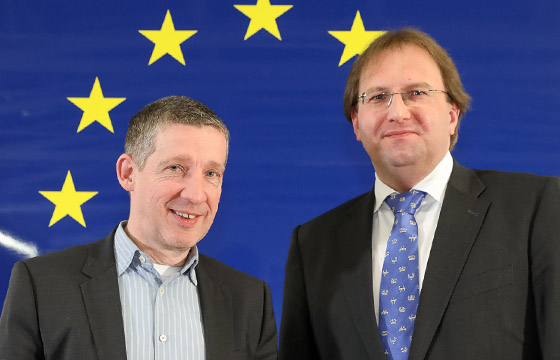 Wolfgang B&ouml;hm - Benedikt Weingartner im Haus der Europ&auml;ischen Union, Wien