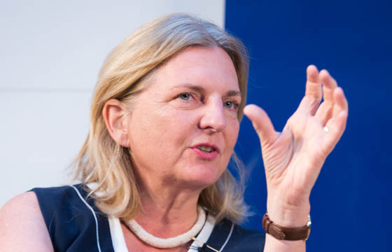 Karin Kneissl im Haus der EU