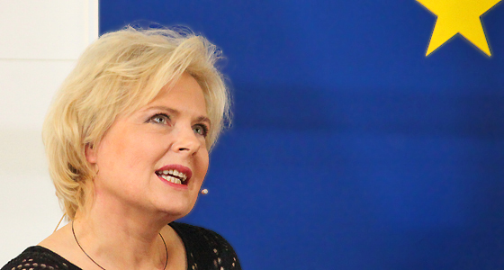 Ildikó Raimondi im Dialog mit Haus der EU