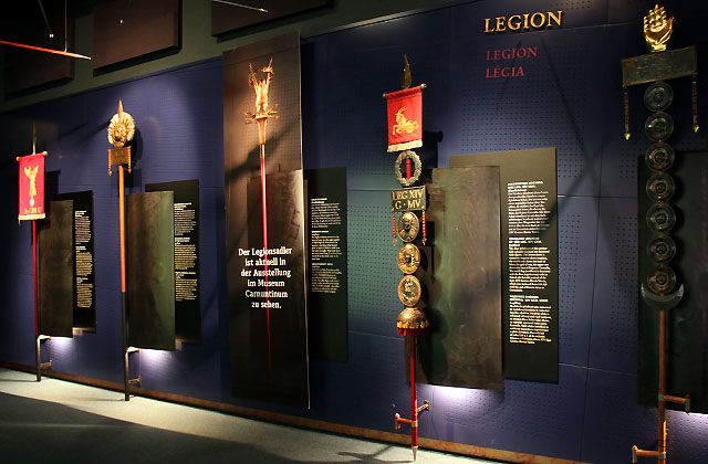Carnuntum: Schauraum - Infomaterial &uuml;ber Legionen, Legion&auml;re, Soldaten ... 
