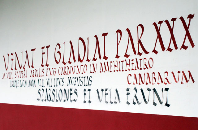 R&ouml;mische Inschrift / Carnuntum