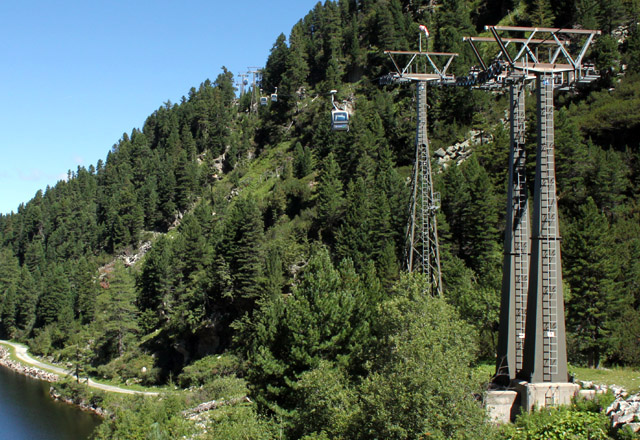 Gletscherbahn: Gondelbahn in die Wei&szlig;see Gletscherwelt / Uttendorf, Pinzgau