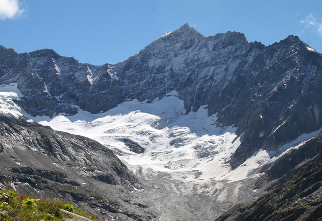 Wei&szlig;see: Blick von der Rudolfh&uuml;tte Richtung Medelzkopf