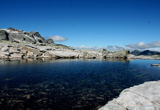 Gletschersee mit Bergpanorama - Wei&szlig;see Gletscherwelt