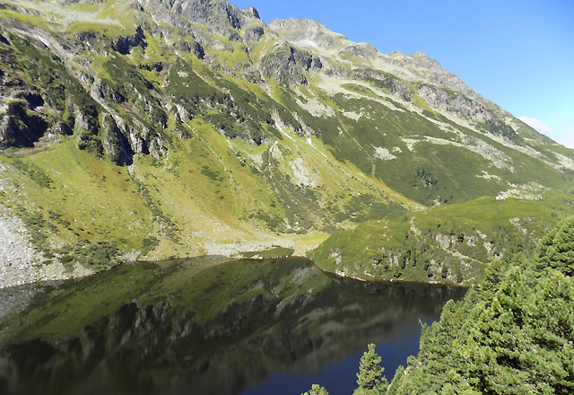 Gletschwelt Wei&szlig;see mit Blick auf den Gr&uuml;nsee