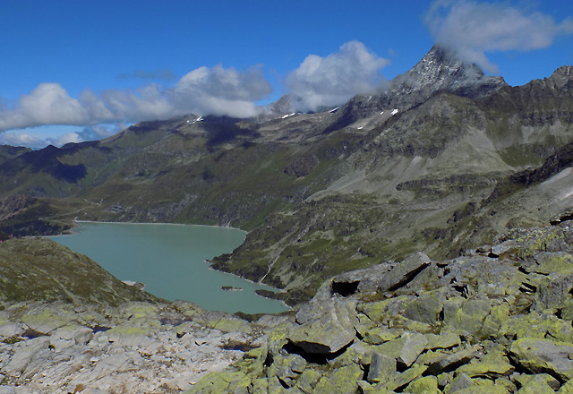 Wei&szlig;see Gletscherwelt - Tauernmoos-Sperre und Bergpanorama