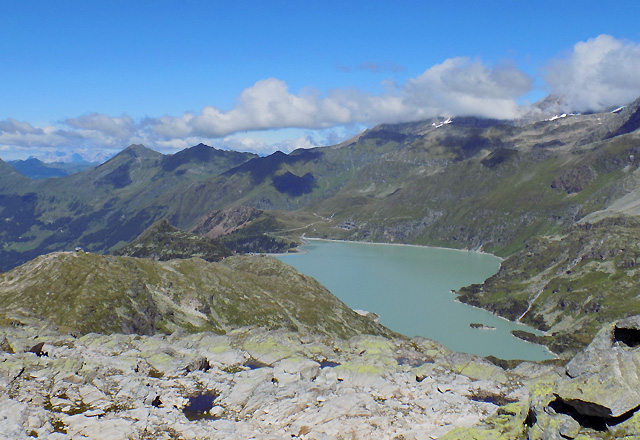 Tauernmoos-Sperre / Wei&szlig;see Gletscherwelt mit Bergpanorama