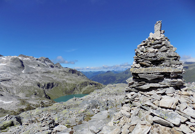 Felsformation am Medelzkopf / Gletscherwelt Wei&szlig;see